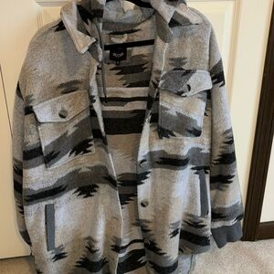 Aztec Wool jacket size XL  heavy runs big